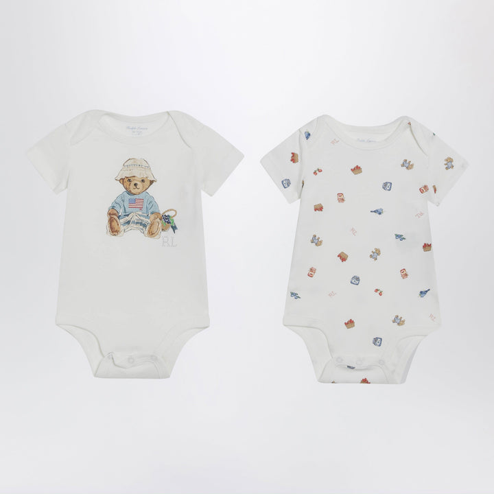 Leotards &amp; Unitards Polo Ralph Lauren - Set of two Polo Bear cotton bodysuits Brand