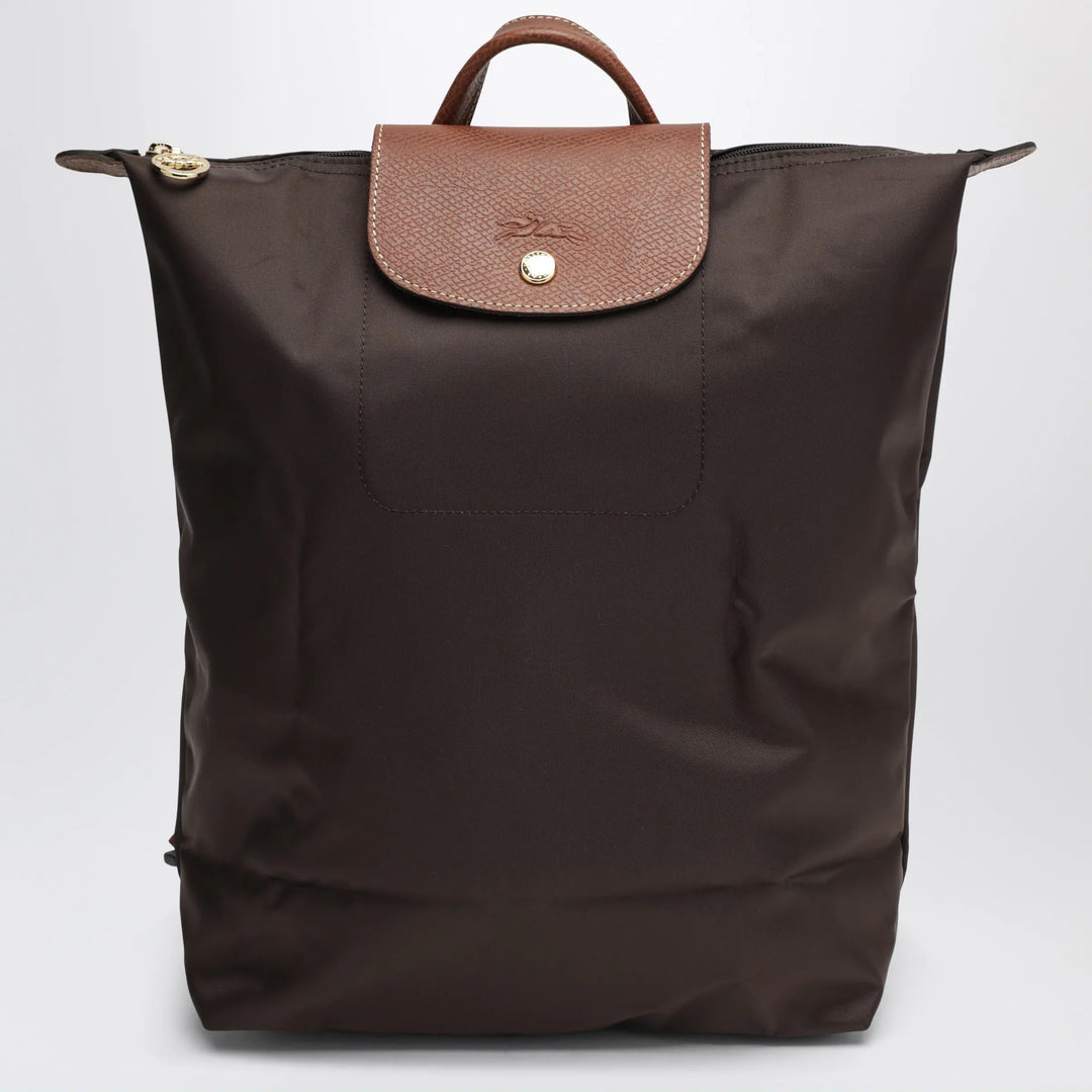 Longchamp - M Le Pliage Original moka backpack Brand U