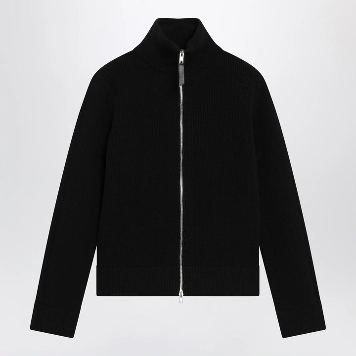 Maison Margiela - Black wool-blend zip cardigan Brand S