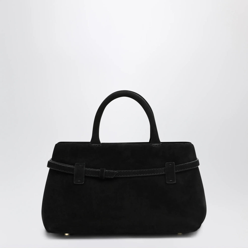 Manu Atelier - Le Cambon 25 black suede bag Brand U