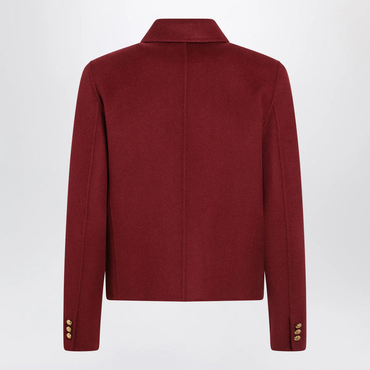Max Mara Studio - Jacket in ruby wool and cashmere Brand 40  IT