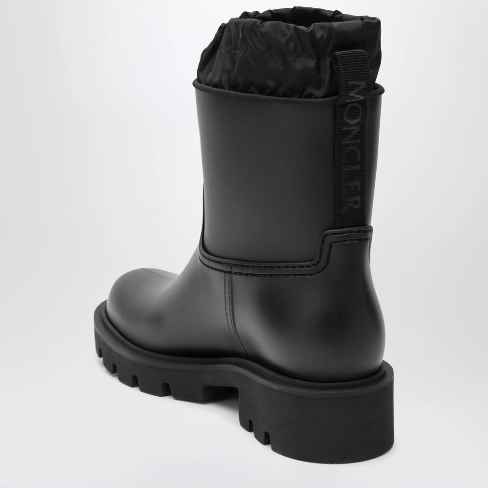 Moncler - Kickstream rain boots in PVC and nylon, black Brand