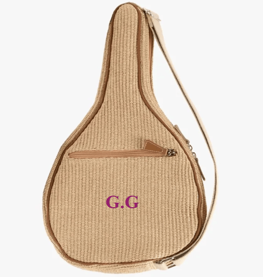 My Style Bags Personalised Padel Bag - Straw Brand Padel Bag