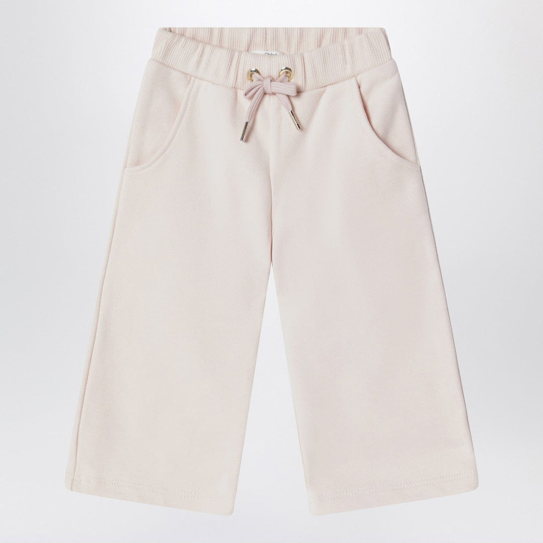 Pants 12 Chloé - Petal pink cotton trousers Brand