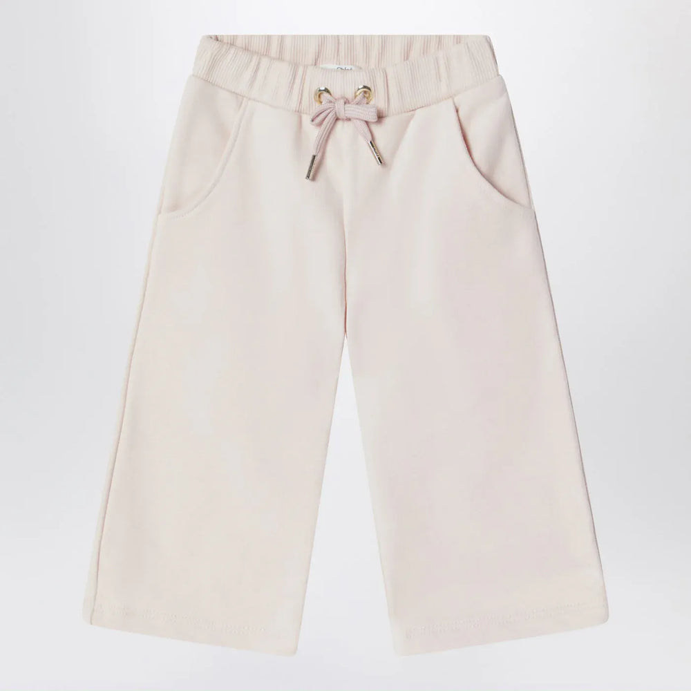 Chloé - Petal pink cotton trousers Brand Pants 12