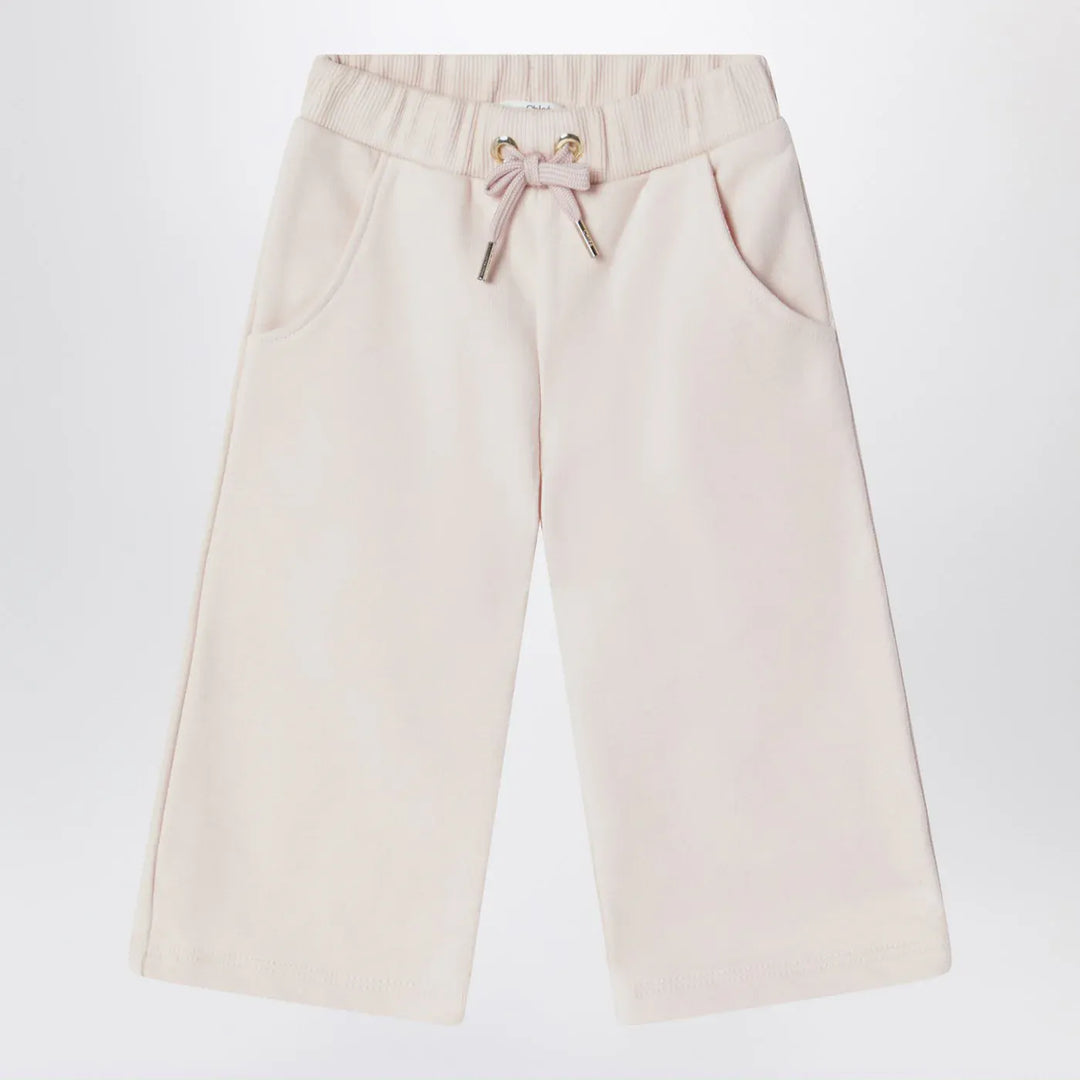 Chloé - Petal pink cotton trousers Brand Pants 12
