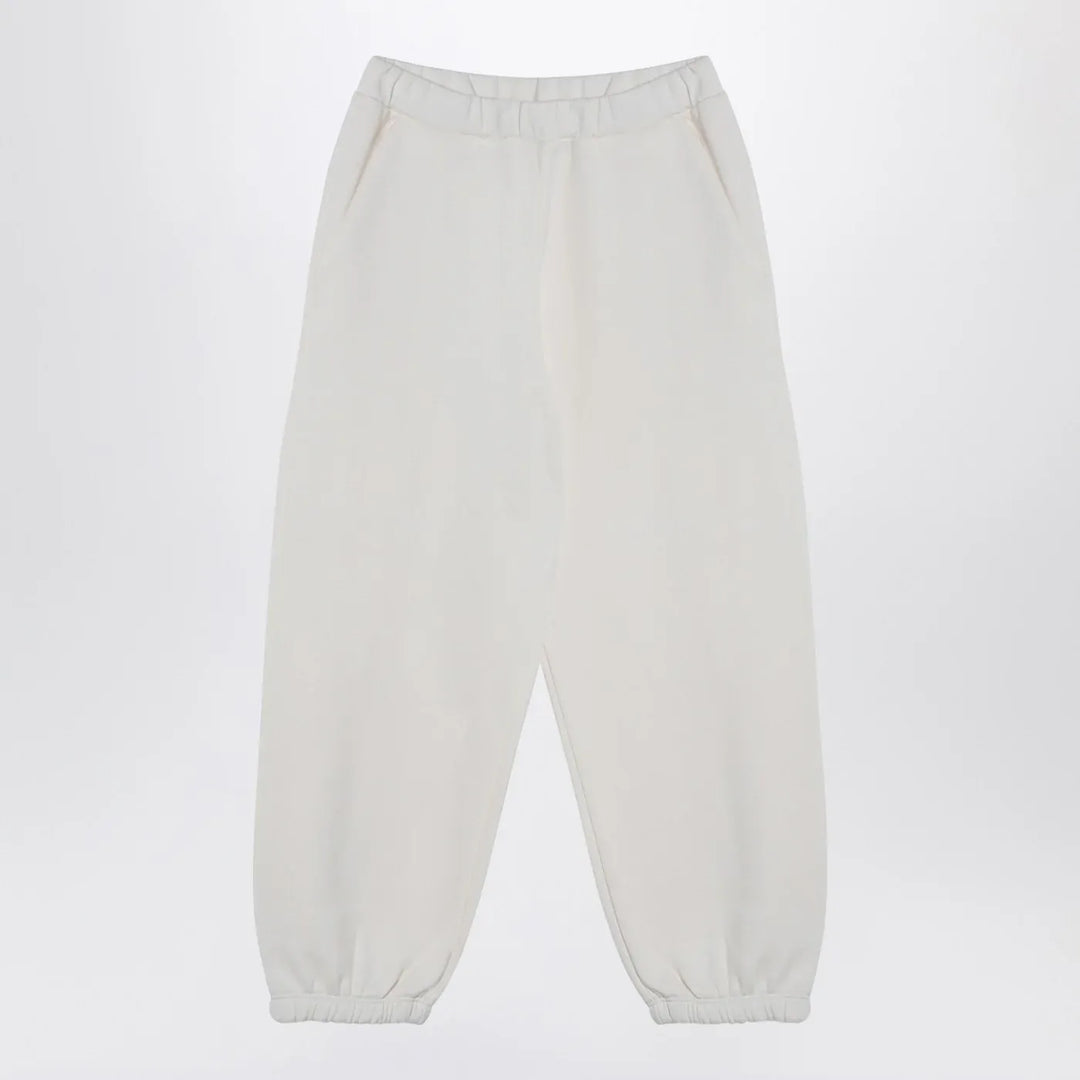 Douuod - Ivory cotton-blend jogging trousers Brand Pants 14