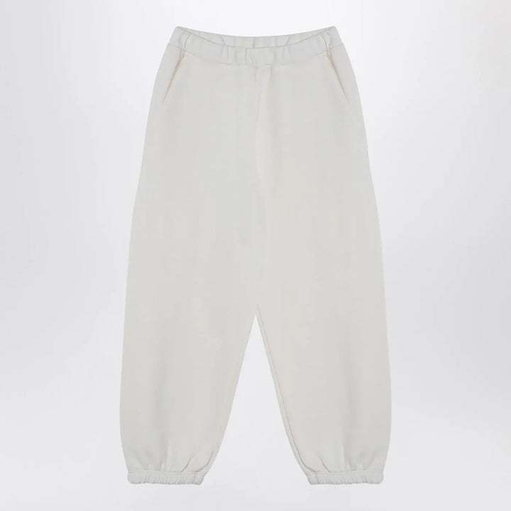 Douuod - Ivory cotton-blend jogging trousers Brand Pants 14