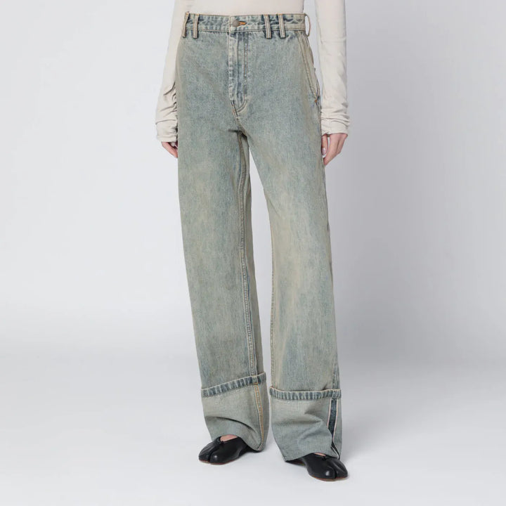 Entire Studios - Wide-leg jeans with washed effect Brand Pants S