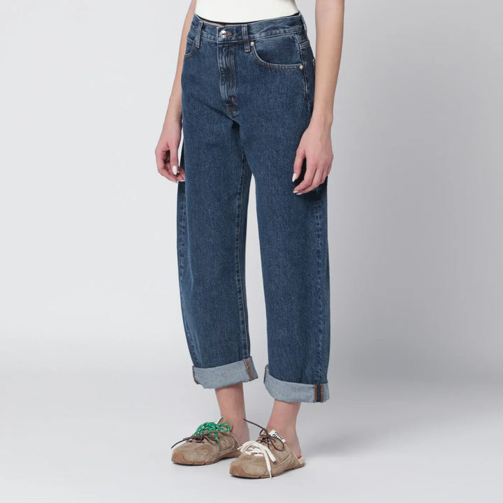 Frame - The Bubble indigo-blue jeans Brand Pants