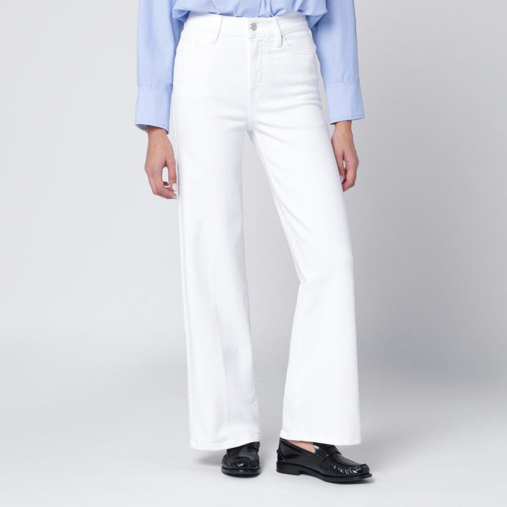 Pants Frame - White Slim Palazzo jeans Brand