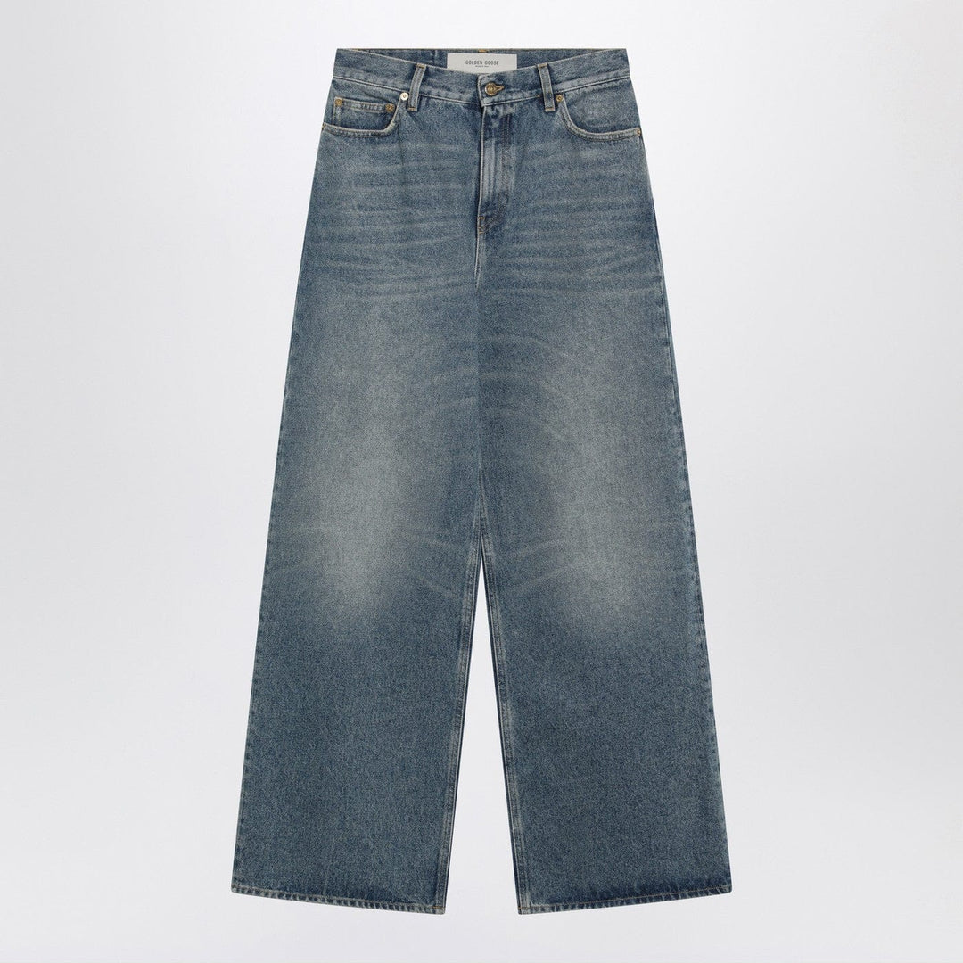 Pants Golden Goose - Blue washed wide-leg jeans Brand