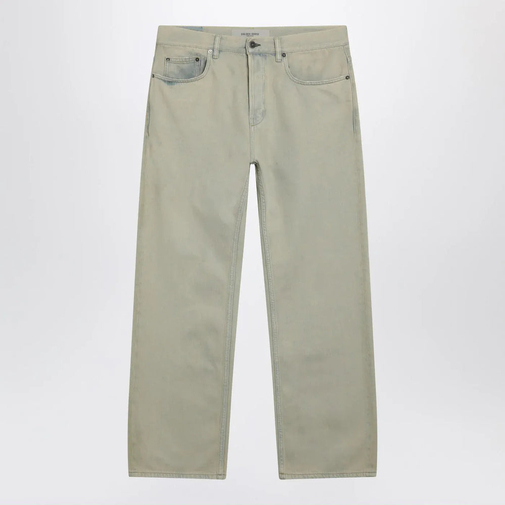 Golden Goose - Light Sand denim trousers Brand Pants 31