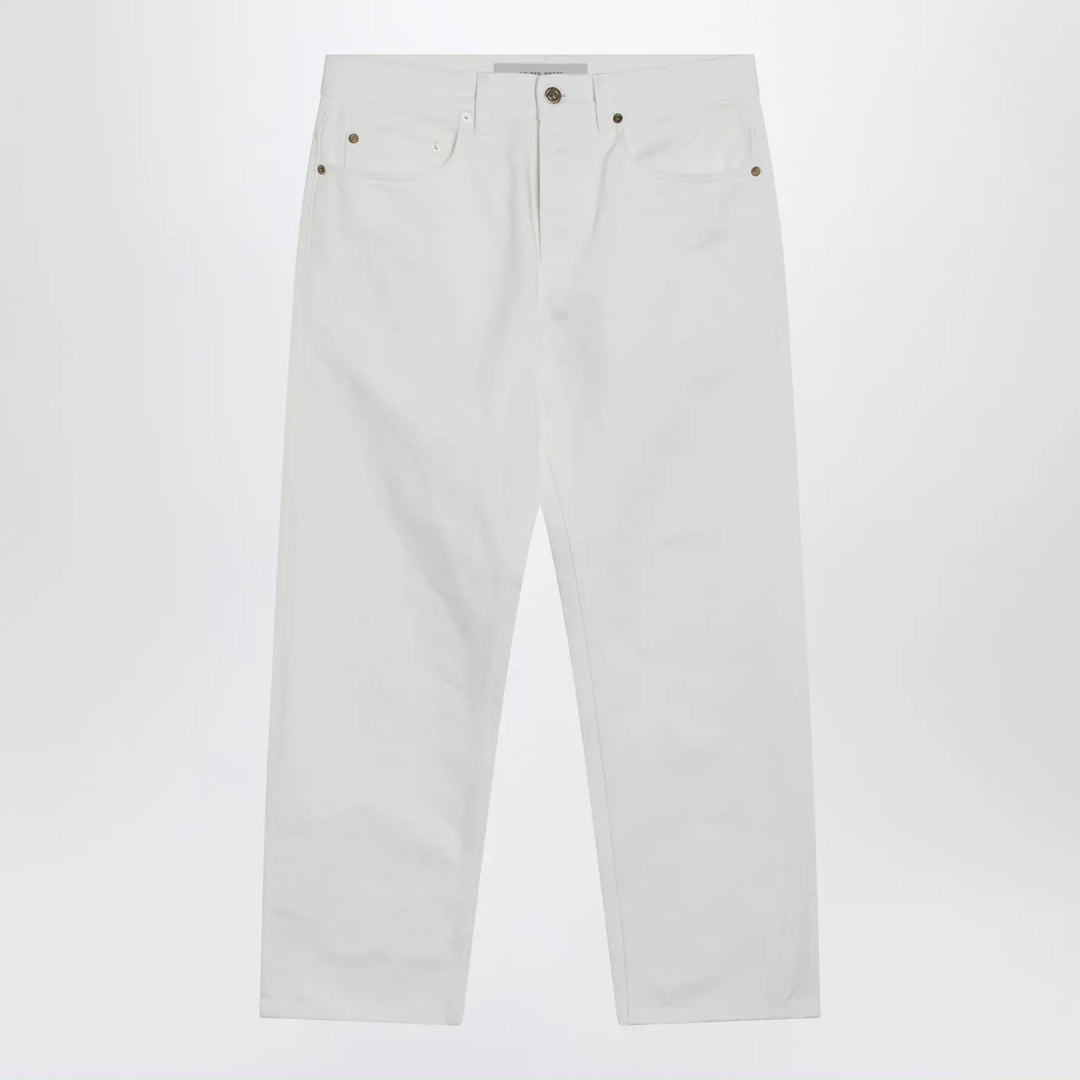 Golden Goose - White cotton trousers Brand Pants 27