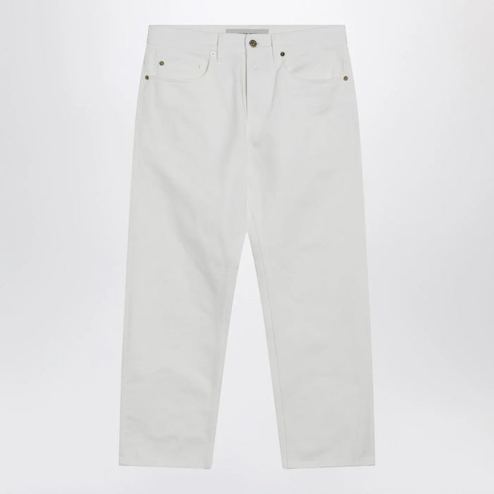 Golden Goose - White cotton trousers Brand Pants 27