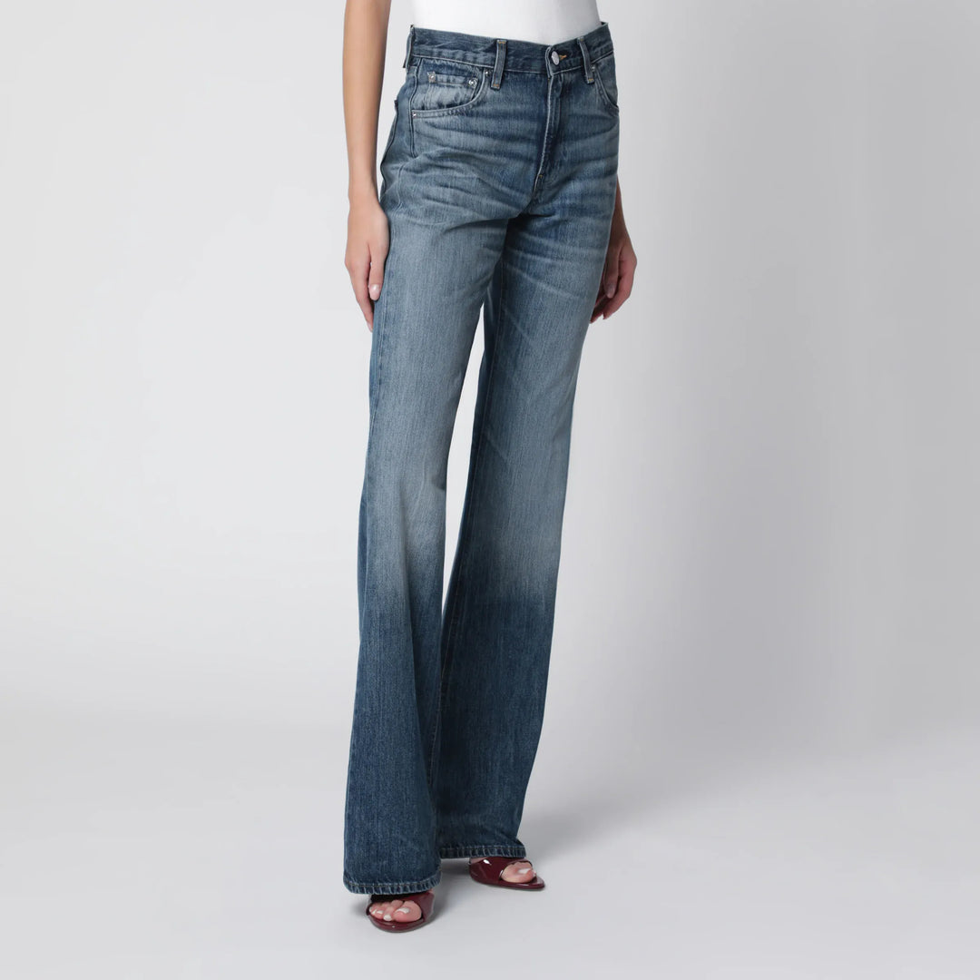 HAIKURE - Haikure Flora jeans in Blue Ryder denim Brand Pants