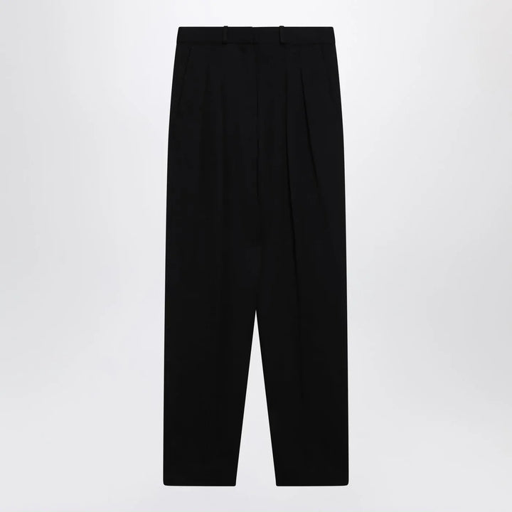 LouLou De Saison - Black wool-blend trousers Brand Pants
