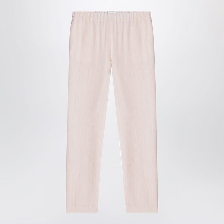 Pants LouLou De Saison - Light pink wool-blend trousers Brand