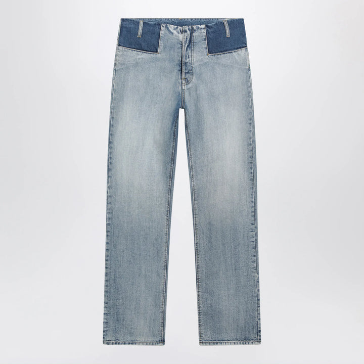 Maison Margiela - Patchwork jeans in indigo blue denim Brand Pants 31