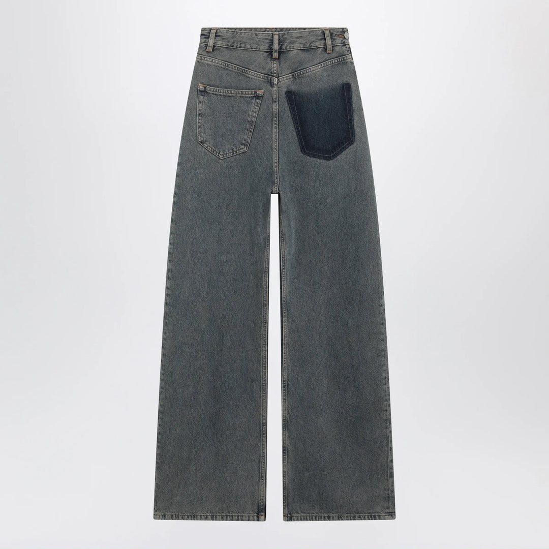 MM6 Maison Margiela - Grey wide-leg jeans Brand Pants 25