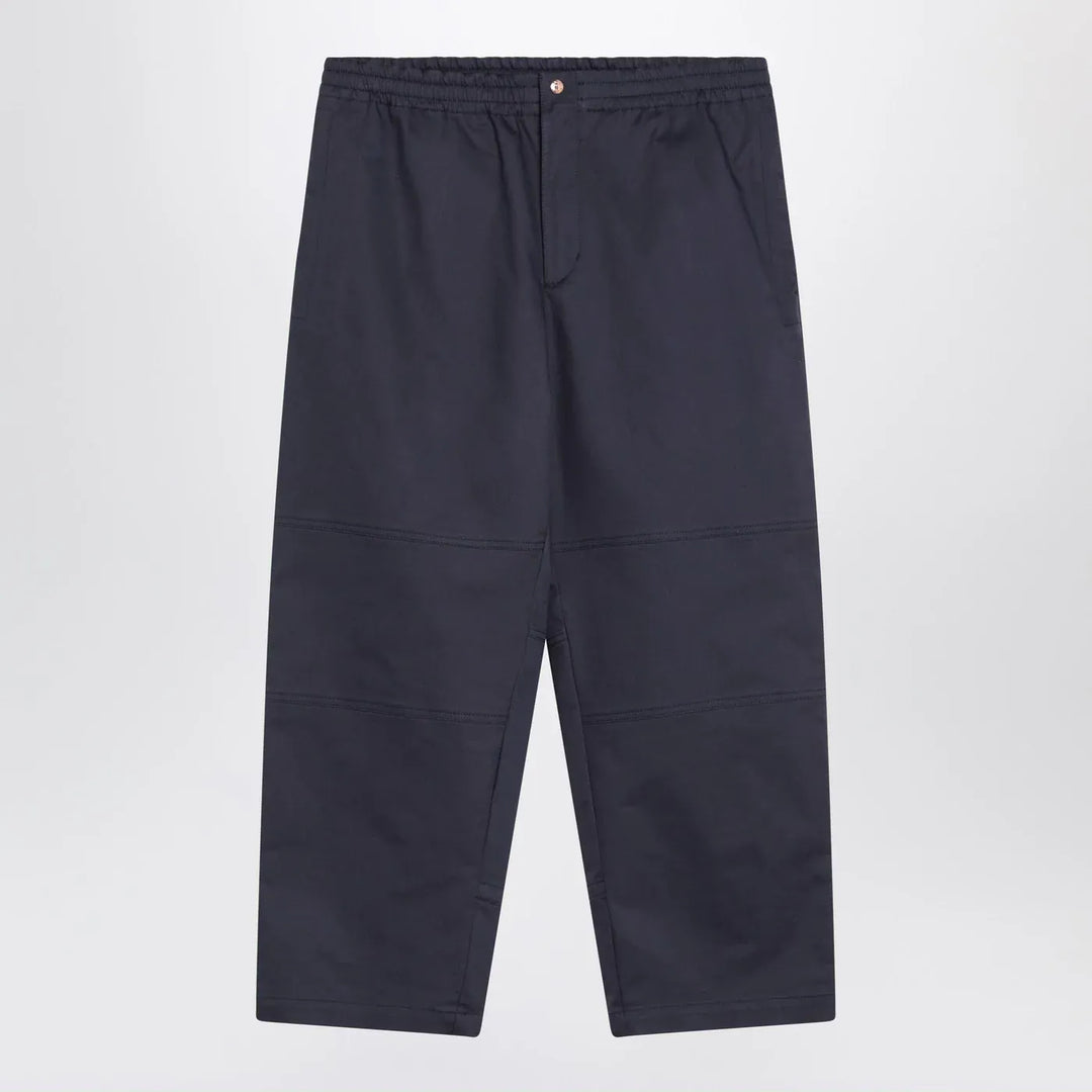 Moncler Genius - Blue trousers in cotton gabardine Brand Pants 48 IT