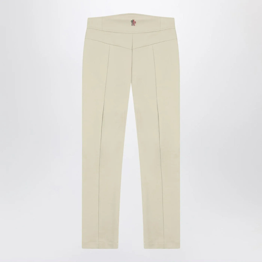 Moncler Grenoble - Ivory slim trousers in GORE-TEX Brand Pants