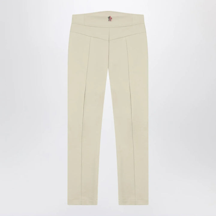 Moncler Grenoble - Ivory slim trousers in GORE-TEX Brand Pants