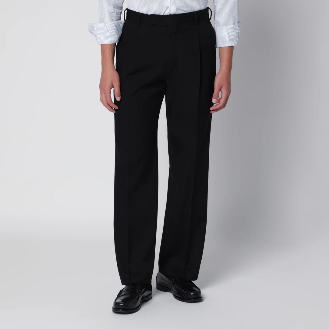 PT Torino - Black Cotton Trousers Brand Pants 46 IT