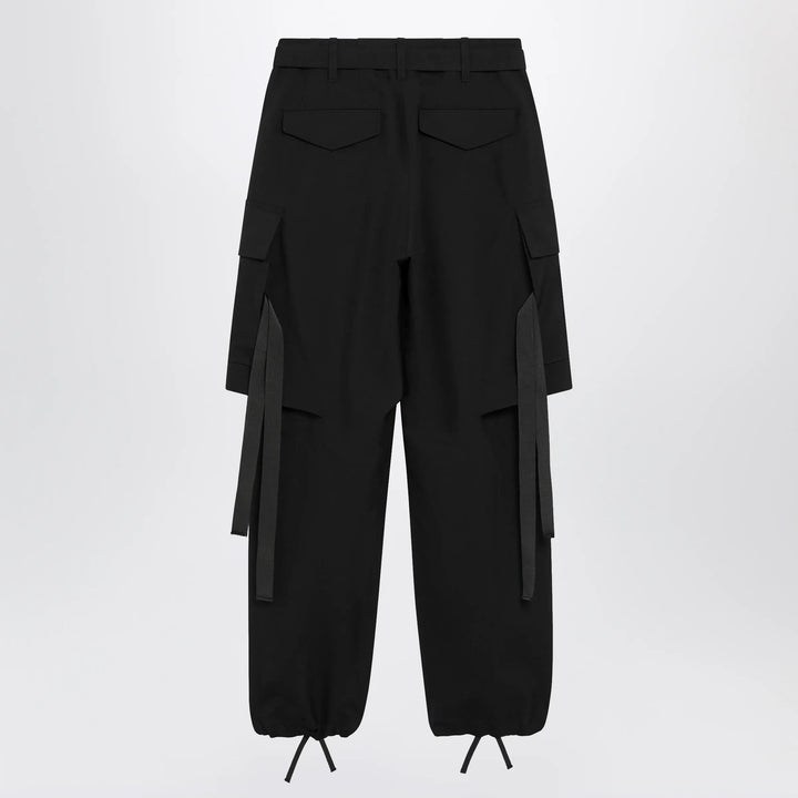 Sacai - Wool-blend cargo trousers Brand Pants