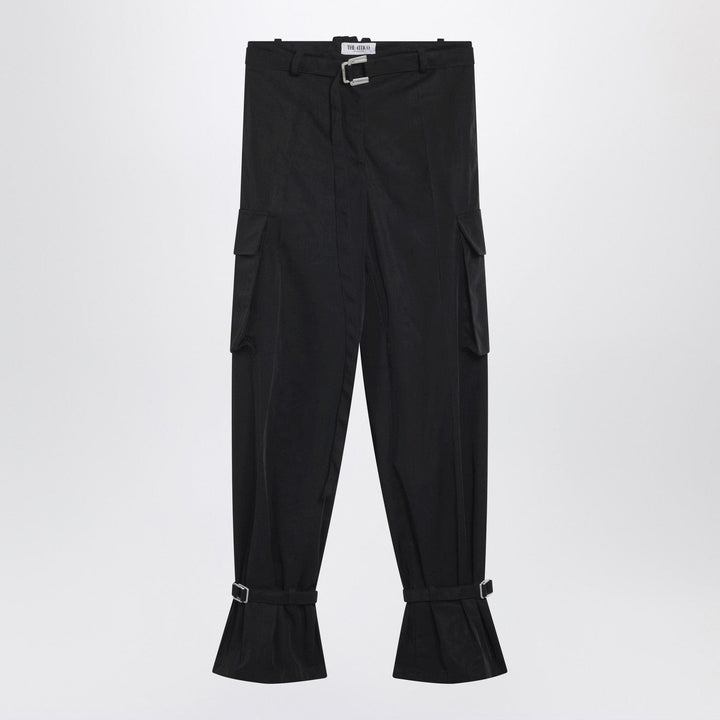 Pants The Attico - Black nylon trousers Brand