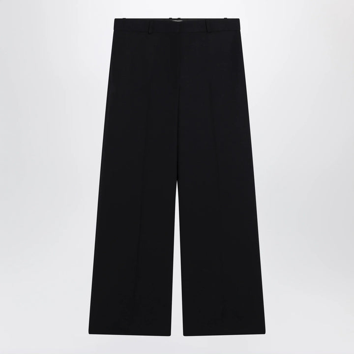 The Row - Straight-leg low-rise wool gabardine pants in dark navy Brand Pants 6 US