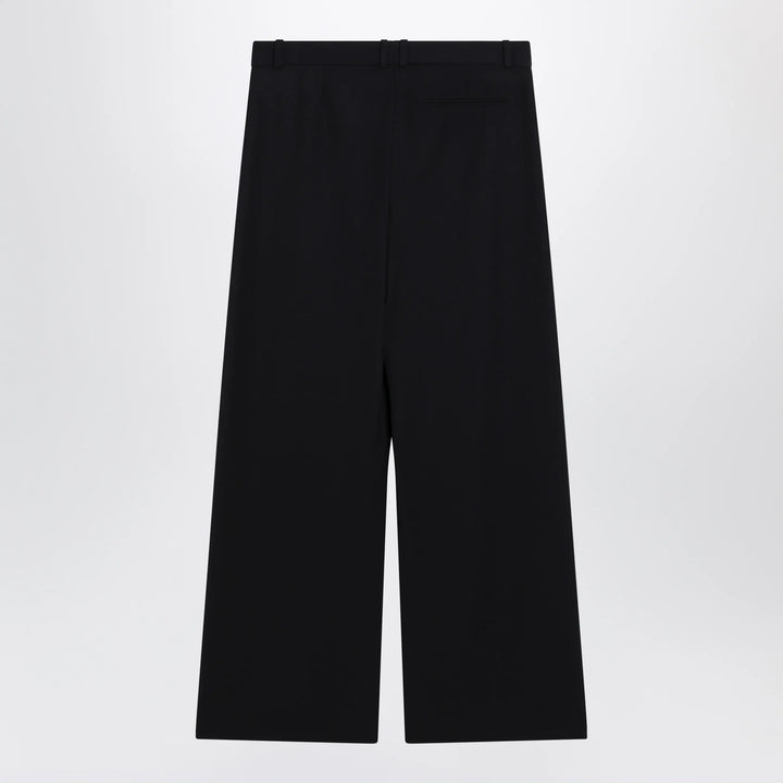 The Row - Straight-leg low-rise wool gabardine pants in dark navy Brand Pants 6 US