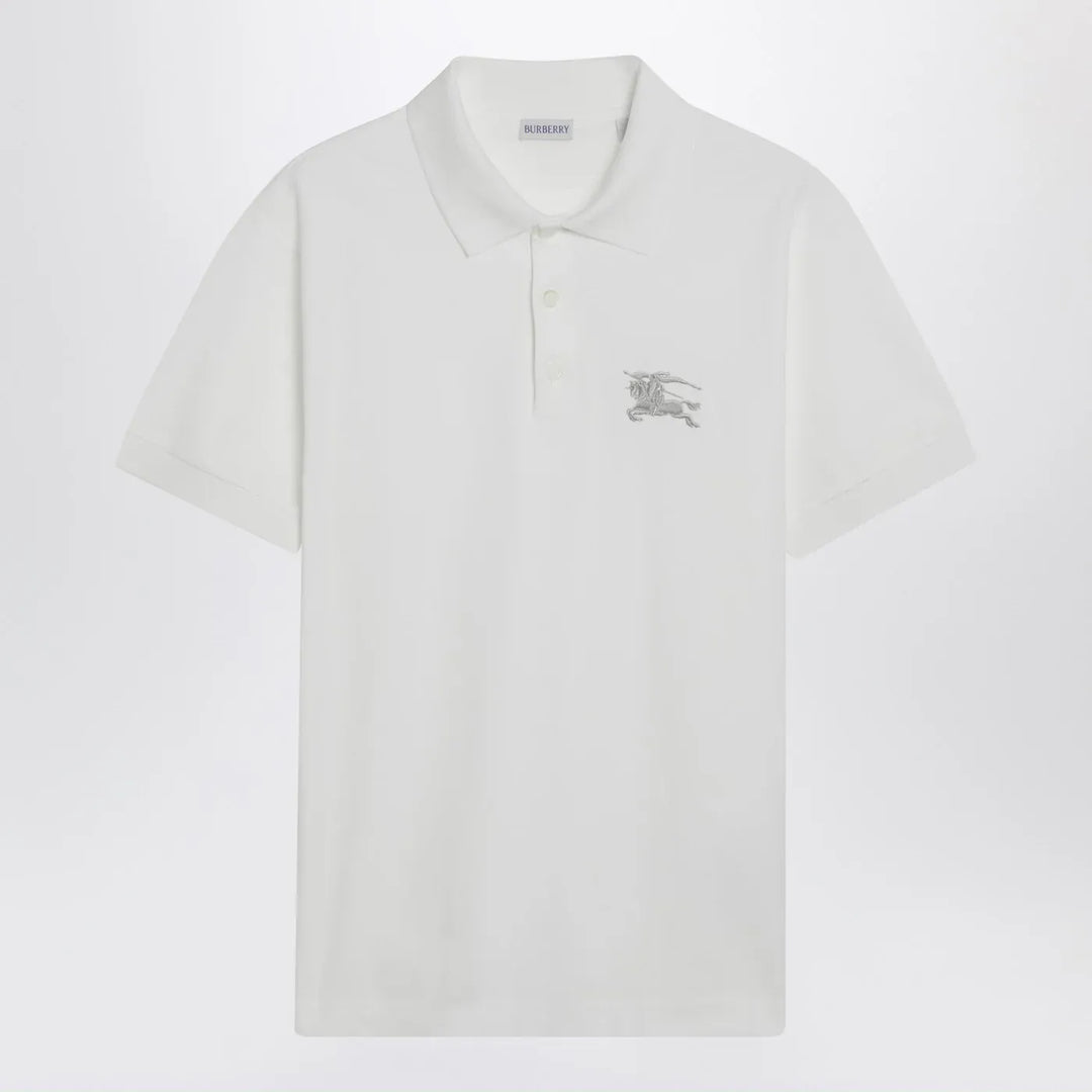 Burberry - White cotton polo shirt Brand Polo Shirt M
