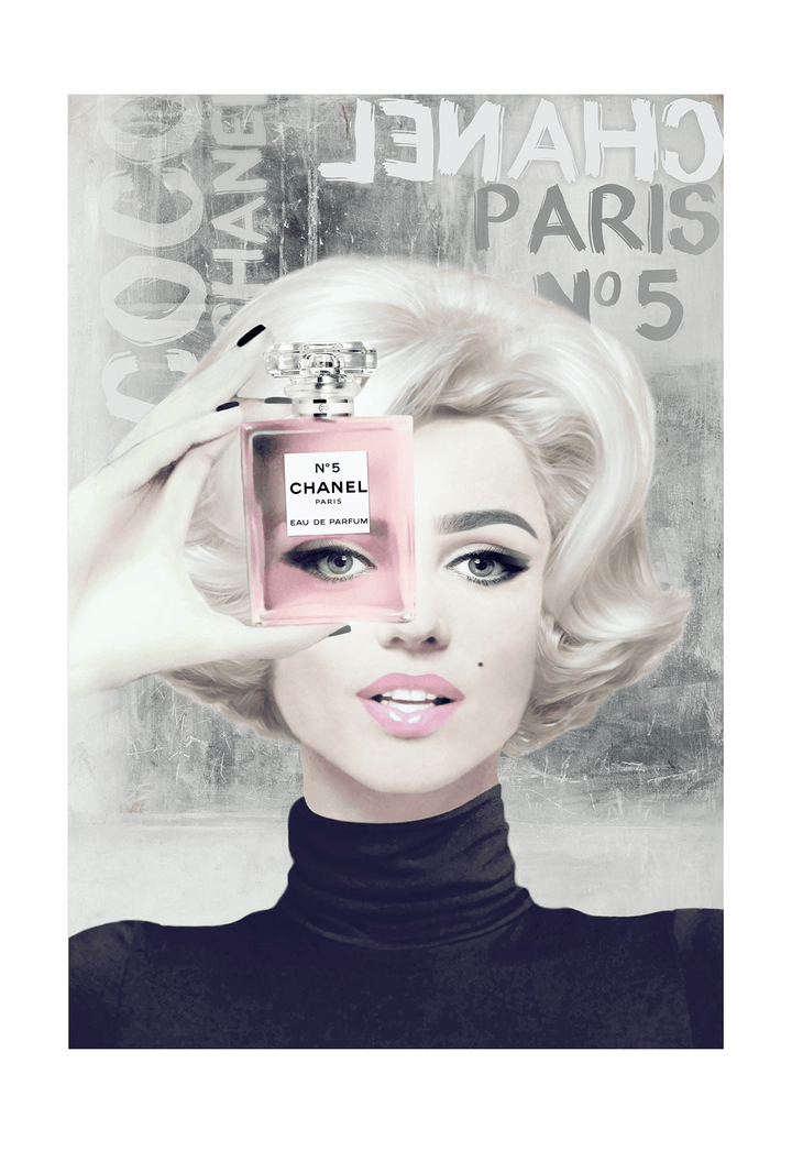 Canvas Print 60x90cm / Unframed Marilyn Tabloid Marilyn Tabloid Wall Art : Ready to hang framed artwork. Brand