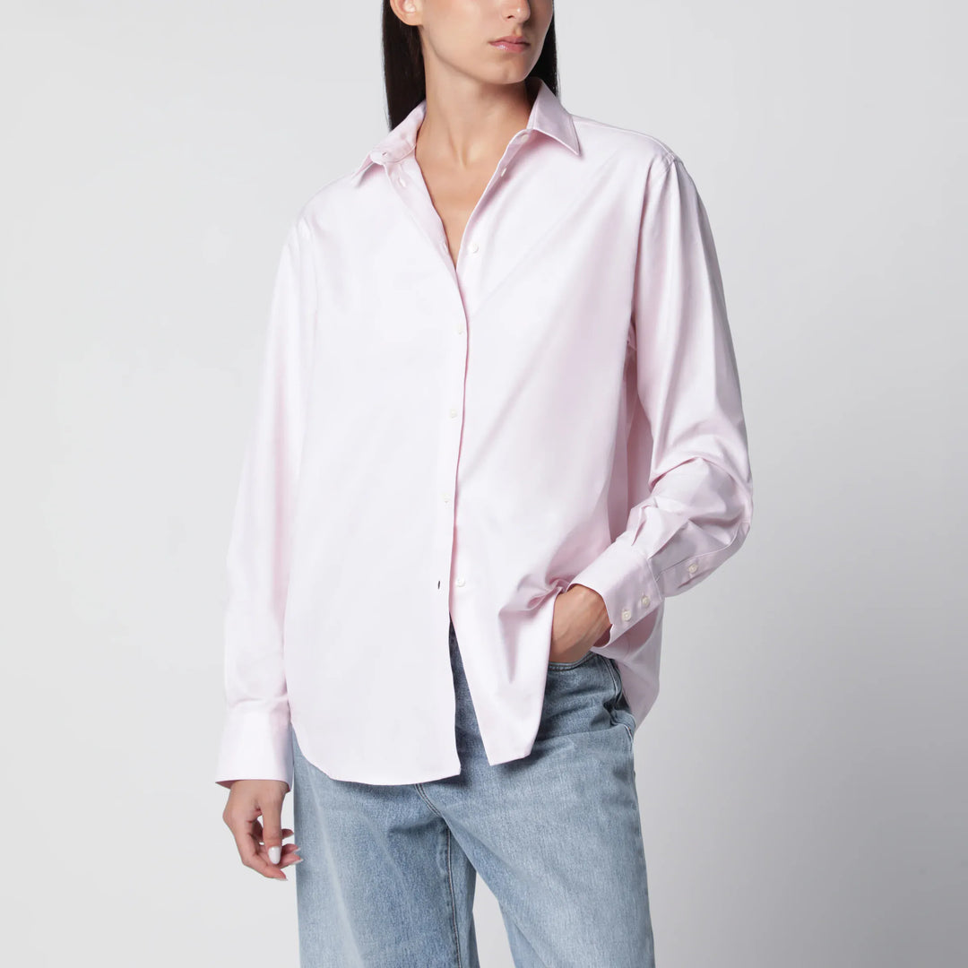 Róhe - Pink Cotton Button-Down Shirt Brand 36  FR