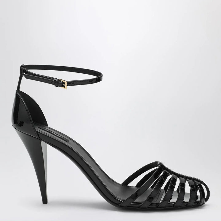 Givenchy - Patent Leather Cage Heeled Sandals Brand Sandals