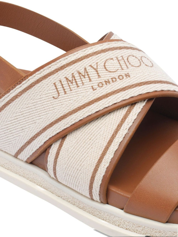 Jimmy Choo Sandals Jimmy Choo Sandals Leather Brown Jimmy Choo Sandals Leather Brown Brand