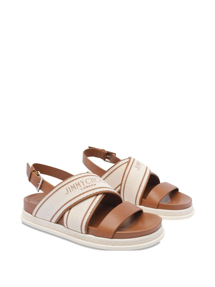 Jimmy Choo Sandals Jimmy Choo Sandals Leather Brown Jimmy Choo Sandals Leather Brown Brand
