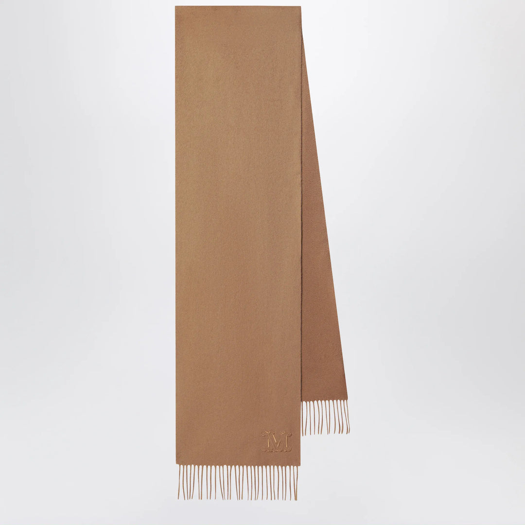 Max Mara - Camel-colored cashmere scarf Brand Scarves & Shawls U