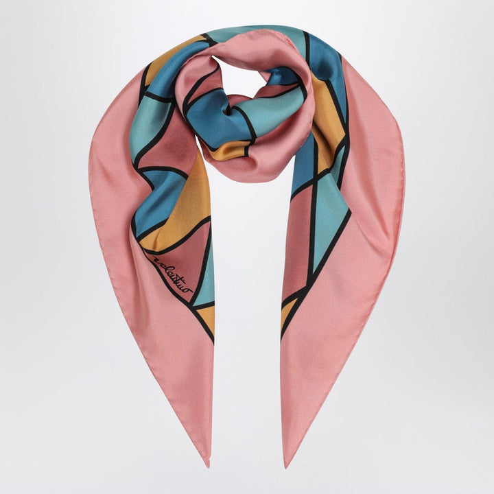 Scarves &amp; Shawls TU Valentino Garavani - Silk scarf with colorful diamond pattern Brand