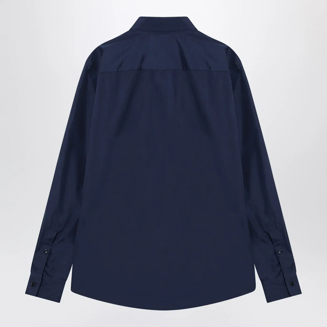 Burberry - Blue cotton shirt with EKD Brand Shirt