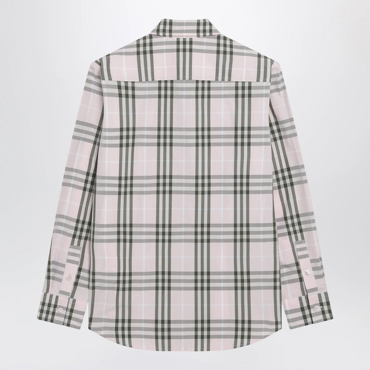 Burberry - Pink cotton Check pattern shirt Brand Shirt 10 UK
