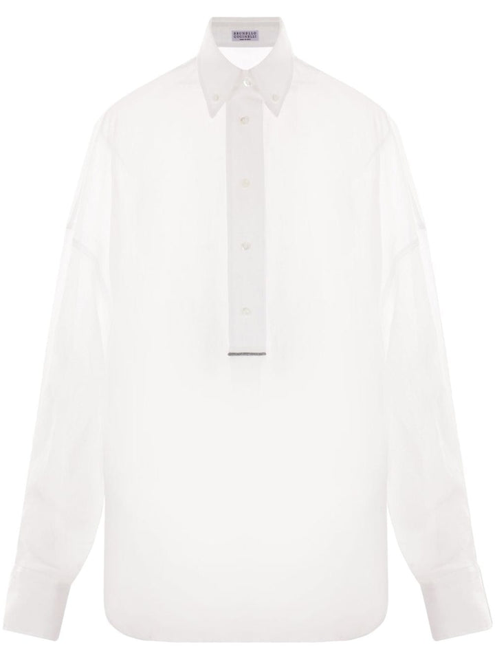 Brunello Cucinelli Shirts Brunello Cucinelli Shirts White Brunello Cucinelli Shirts White Brand