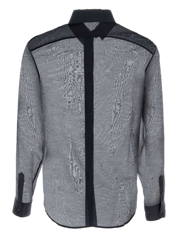 Saint Laurent Shirts Saint Laurent Shirts Blue voile Saint Laurent Blue Voile Shirt – Sheer Lightweight Elegance Brand