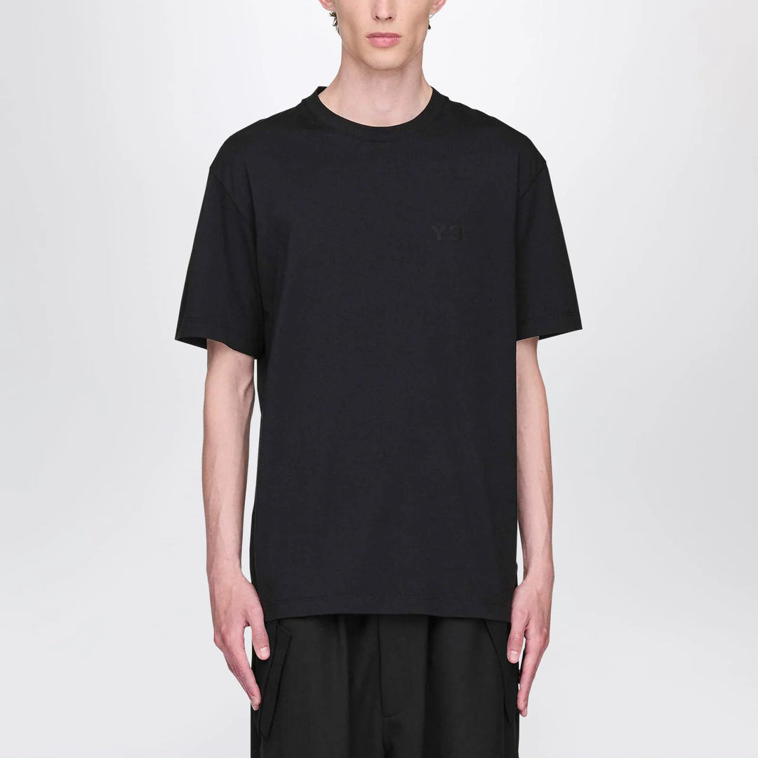 adidas Y-3 - Black T-shirt with logo Brand Shirts &amp; Tops