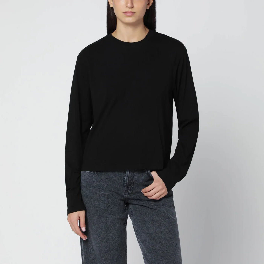 AGOLDE - Black organic cotton top Brand Shirts &amp; Tops XS