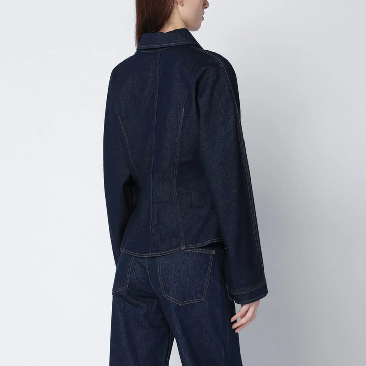 AGOLDE - Dark indigo denim shirt Brand Shirts &amp; Tops