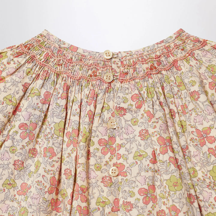 Bonpoint - Pink Liberty fabric shirt Brand Shirts &amp; Tops