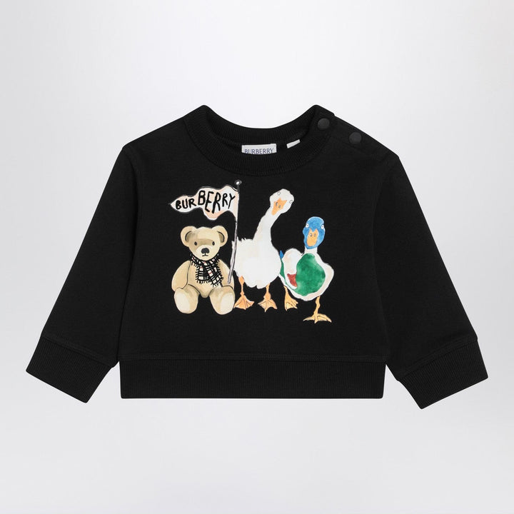 Shirts &amp; Tops 6 Burberry - Black sweatshirt with Thomas bear and friends Brand