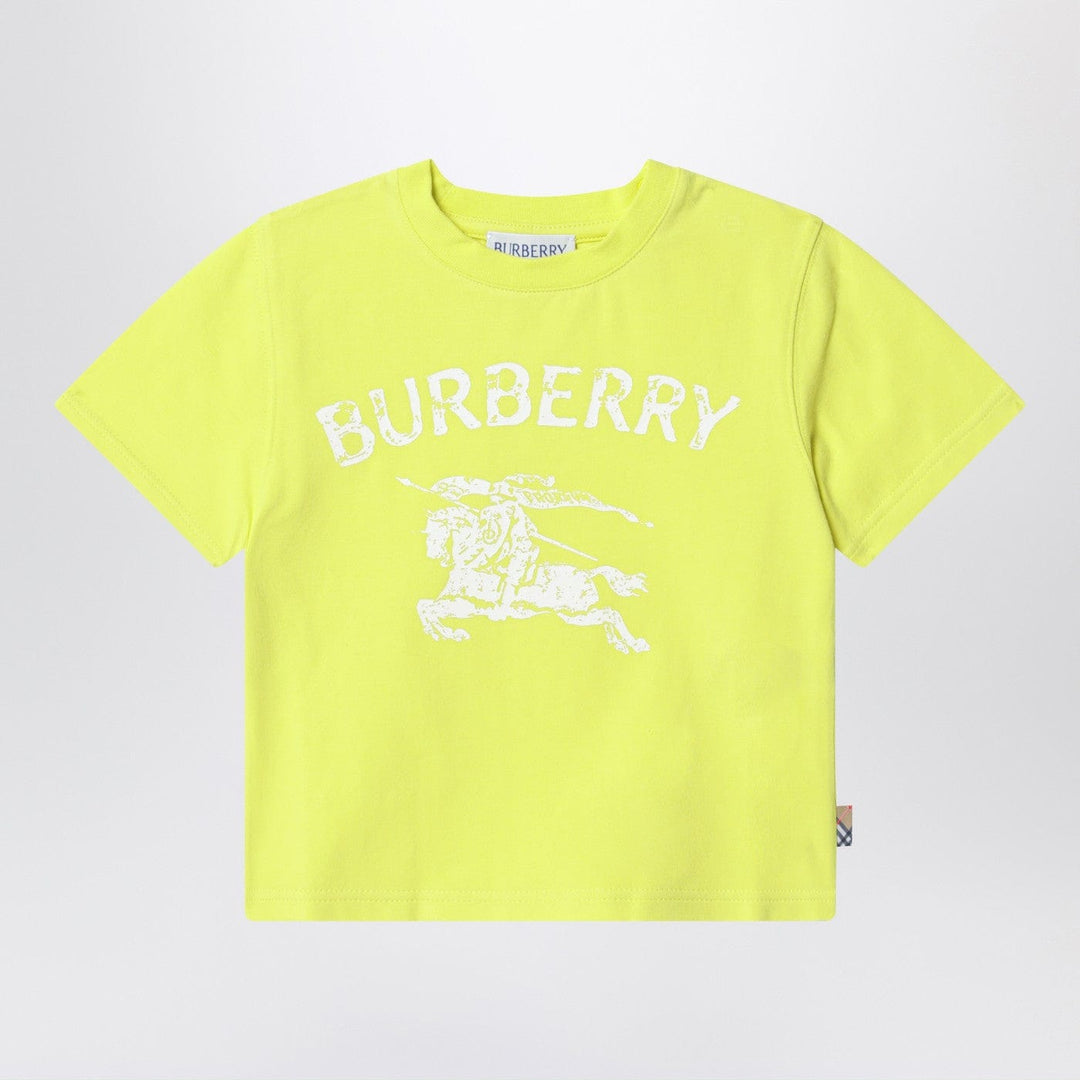 Shirts &amp; Tops Burberry - Lemon yellow cotton T-shirt with EKD Brand